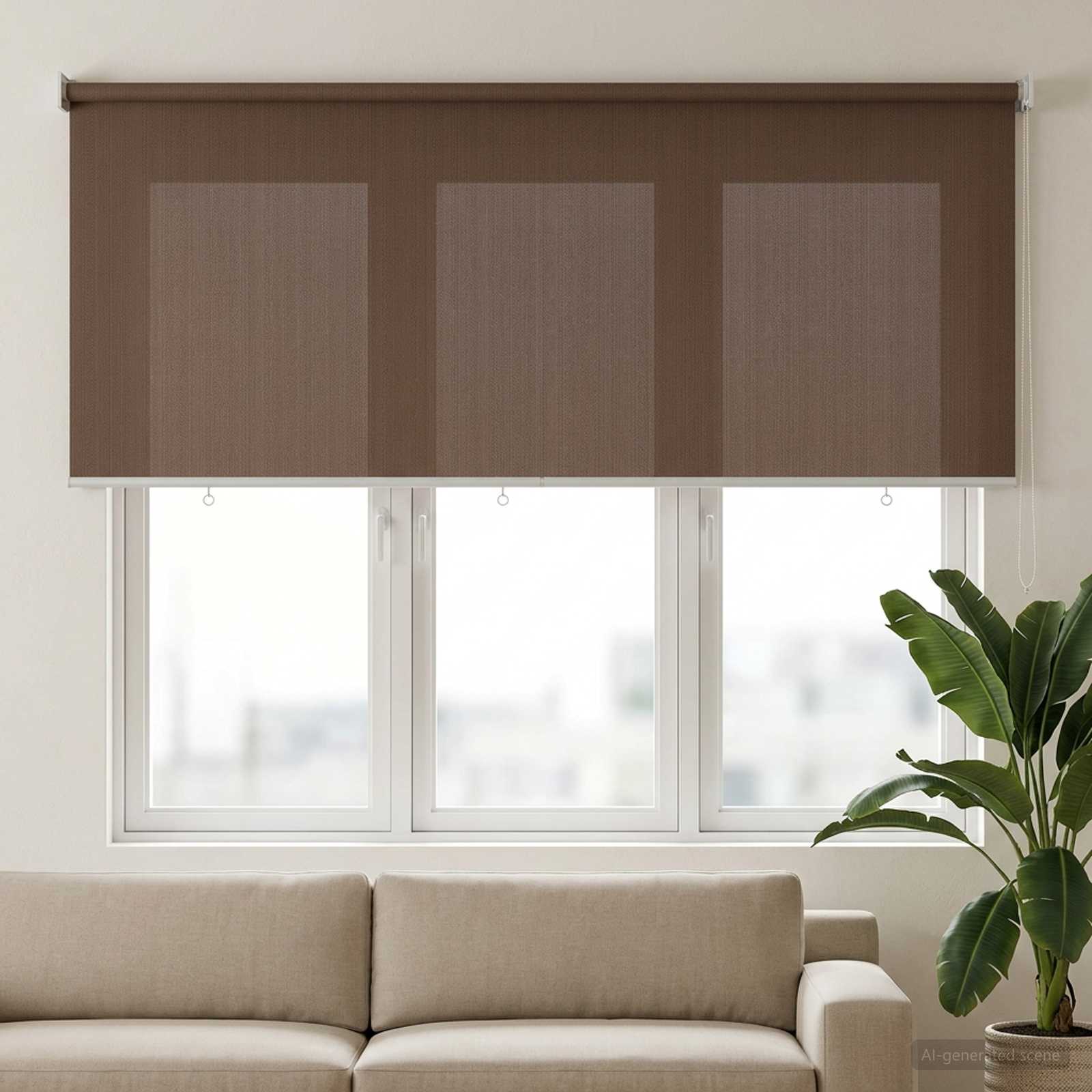 vidaXL Roleta zewnętrzna 90% blokada UV Ciemnoszary 120 x 140 cm HDPE