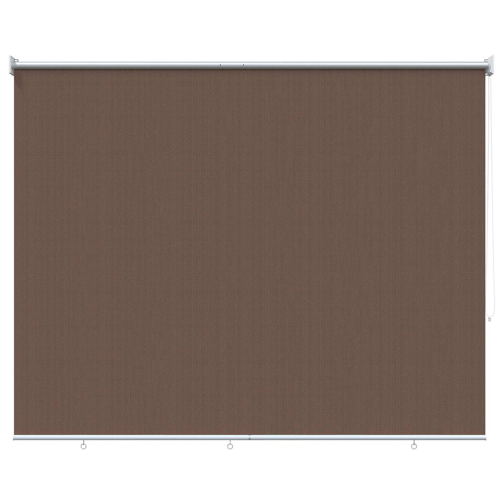vidaXL Roleta zewnętrzna 90% blokada UV Ciemnoszary 140 x 140 cm HDPE