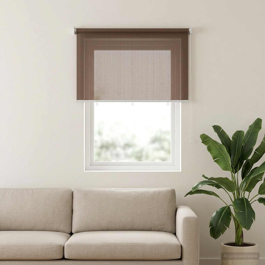 vidaXL Roleta zewnętrzna 90% blokada UV Ciemnoszary 220 x 140 cm HDPE
