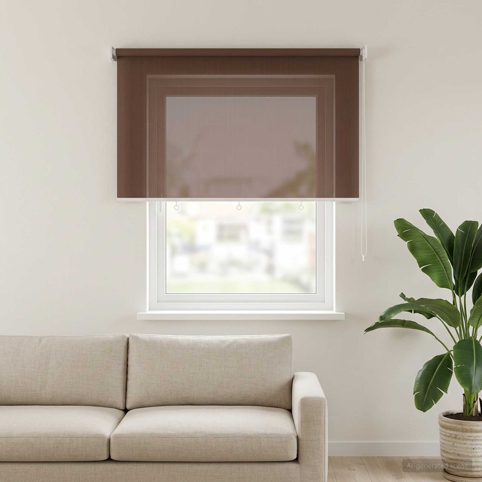 vidaXL Roleta zewnętrzna 90% blokada UV Ciemnoszary 240 x 140 cm HDPE