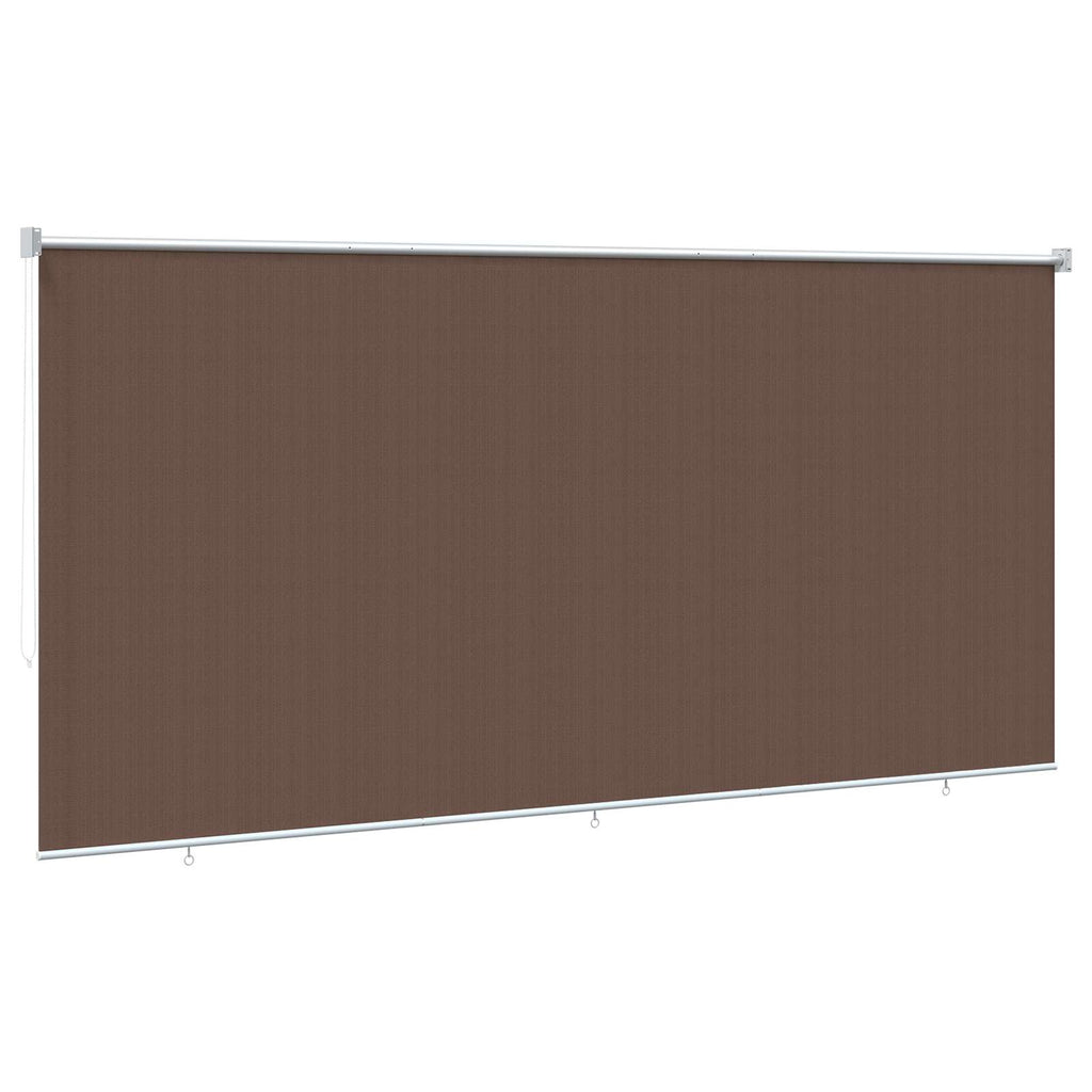 vidaXL Roleta zewnętrzna 90% blokada UV Ciemnoszary 240 x 140 cm HDPE