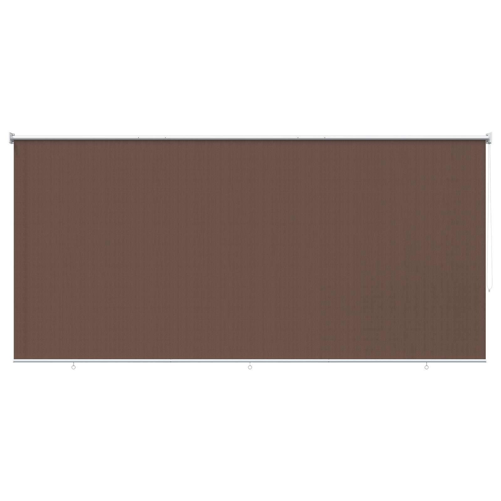 vidaXL Roleta zewnętrzna 90% blokada UV Ciemnoszary 400 x 140 cm HDPE
