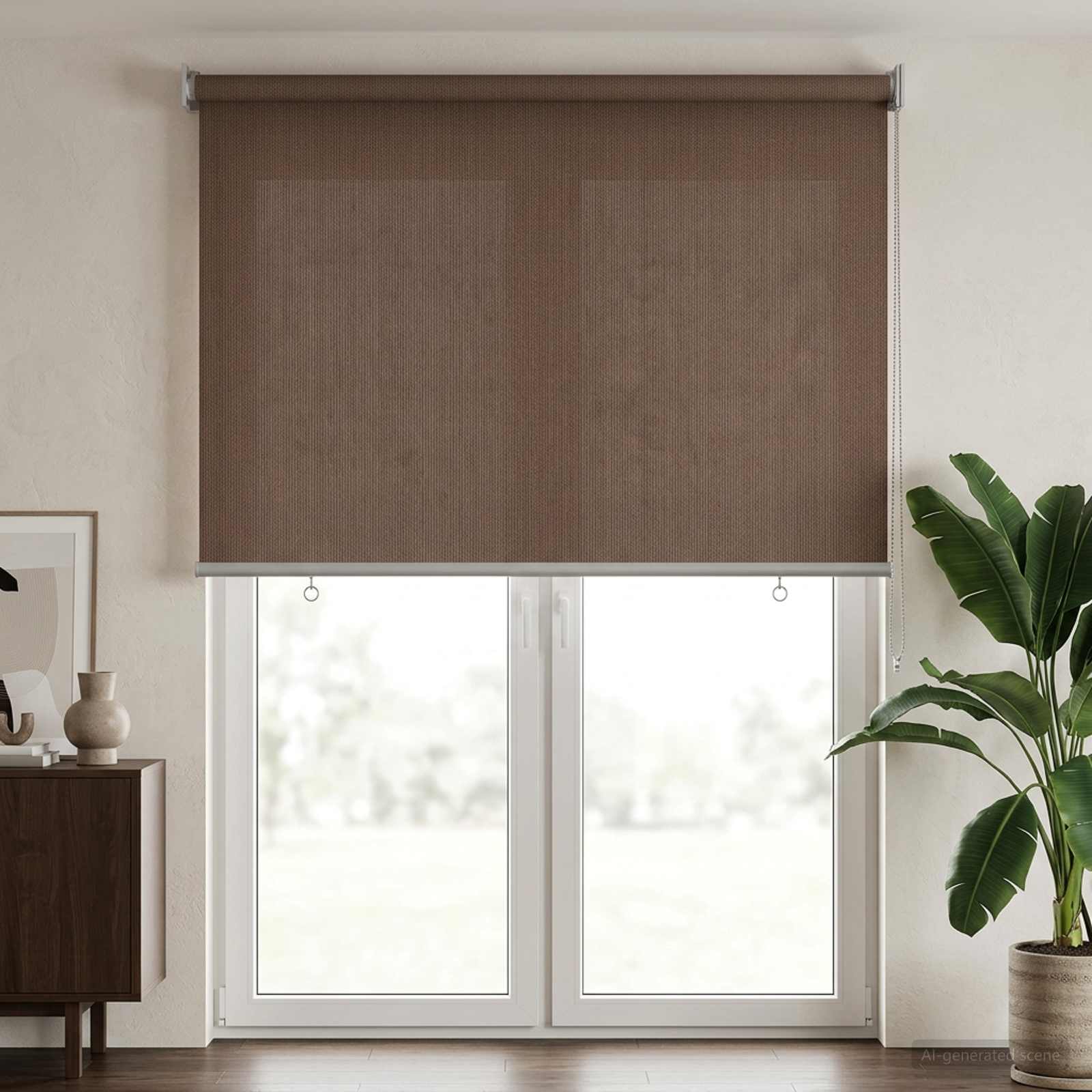 vidaXL Roleta zewnętrzna 90% blokada UV Ciemnoszary 60 x 230 cm HDPE