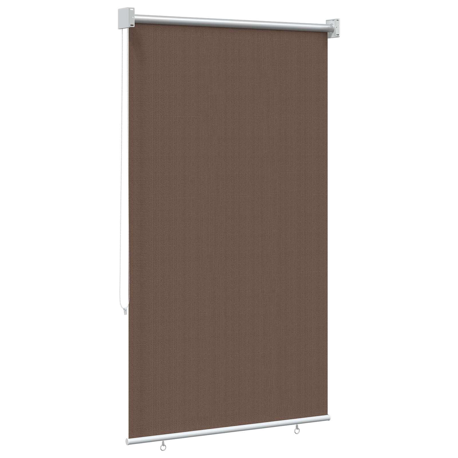 vidaXL Roleta zewnętrzna 90% blokada UV Ciemnoszary 80 x 230 cm HDPE
