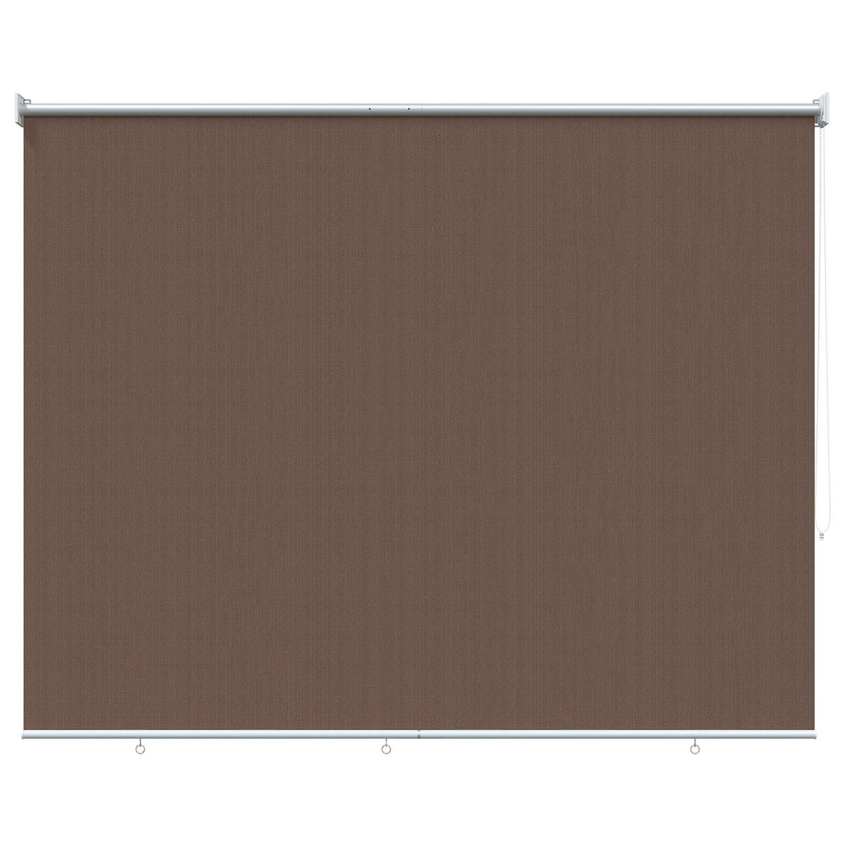 vidaXL Roleta zewnętrzna 90% blokada UV Ciemnoszary 200 x 230 cm HDPE