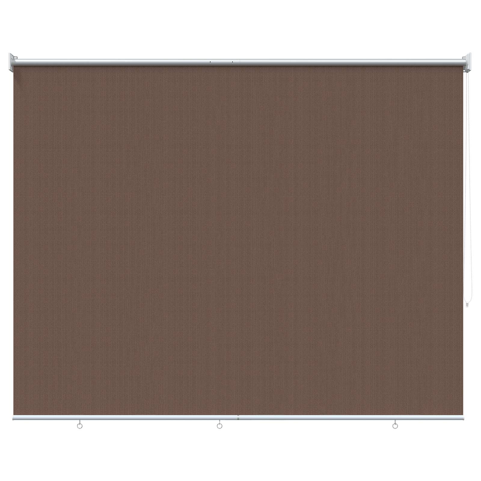 vidaXL Roleta zewnętrzna 90% blokada UV Ciemnoszary 220 x 230 cm HDPE