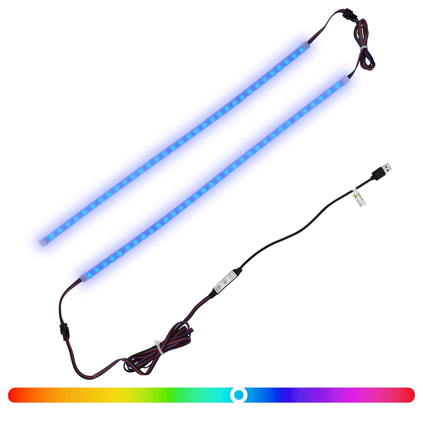 vidaXL Taśma LED 110 cm Wielokolorowe PVC