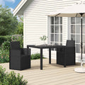 vidaXL Krzesła do ogrodu 2 pcs Antracyt 53 x 47 x 88,5 cm PP