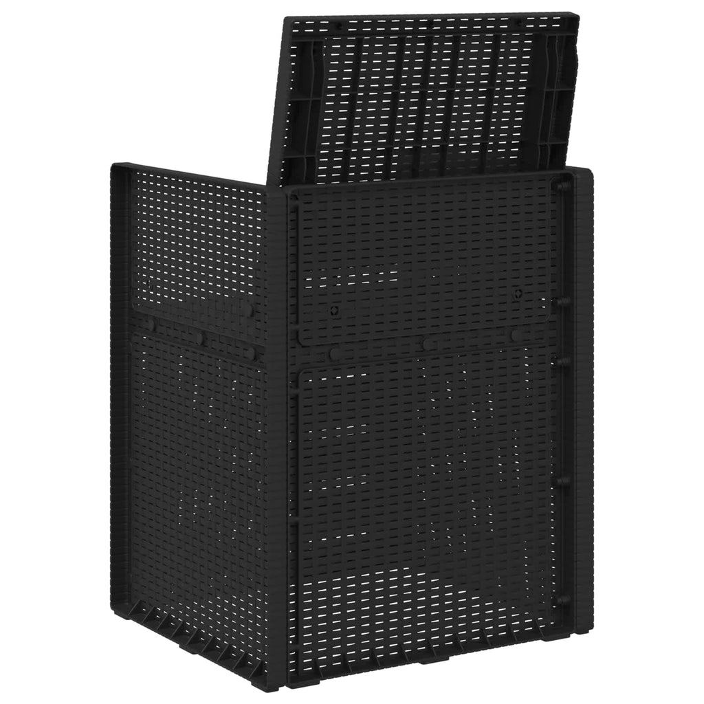 vidaXL Krzesła do ogrodu 2 pcs Antracyt 53 x 47 x 88,5 cm PP