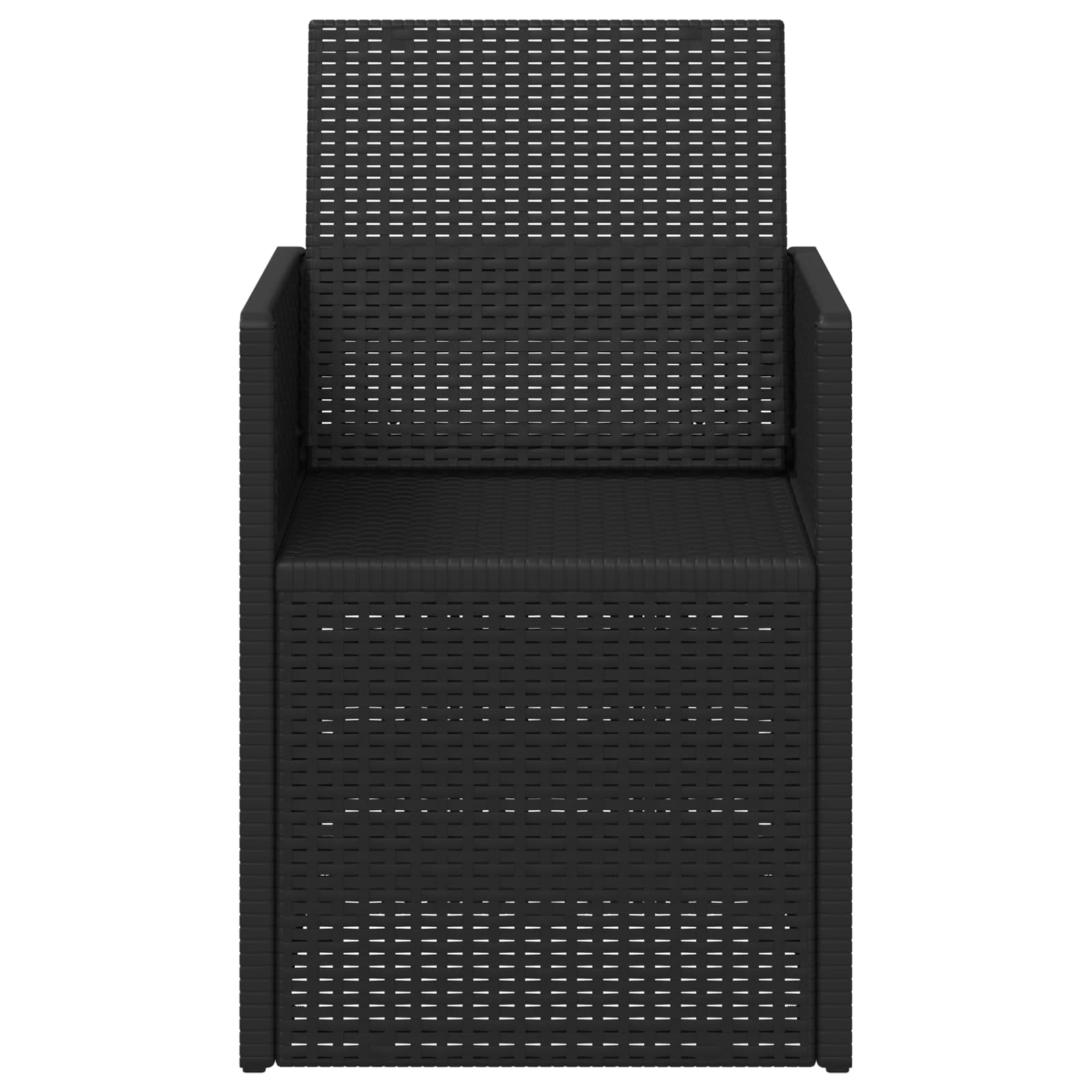 vidaXL Krzesła do ogrodu 2 pcs Antracyt 53 x 47 x 88,5 cm PP