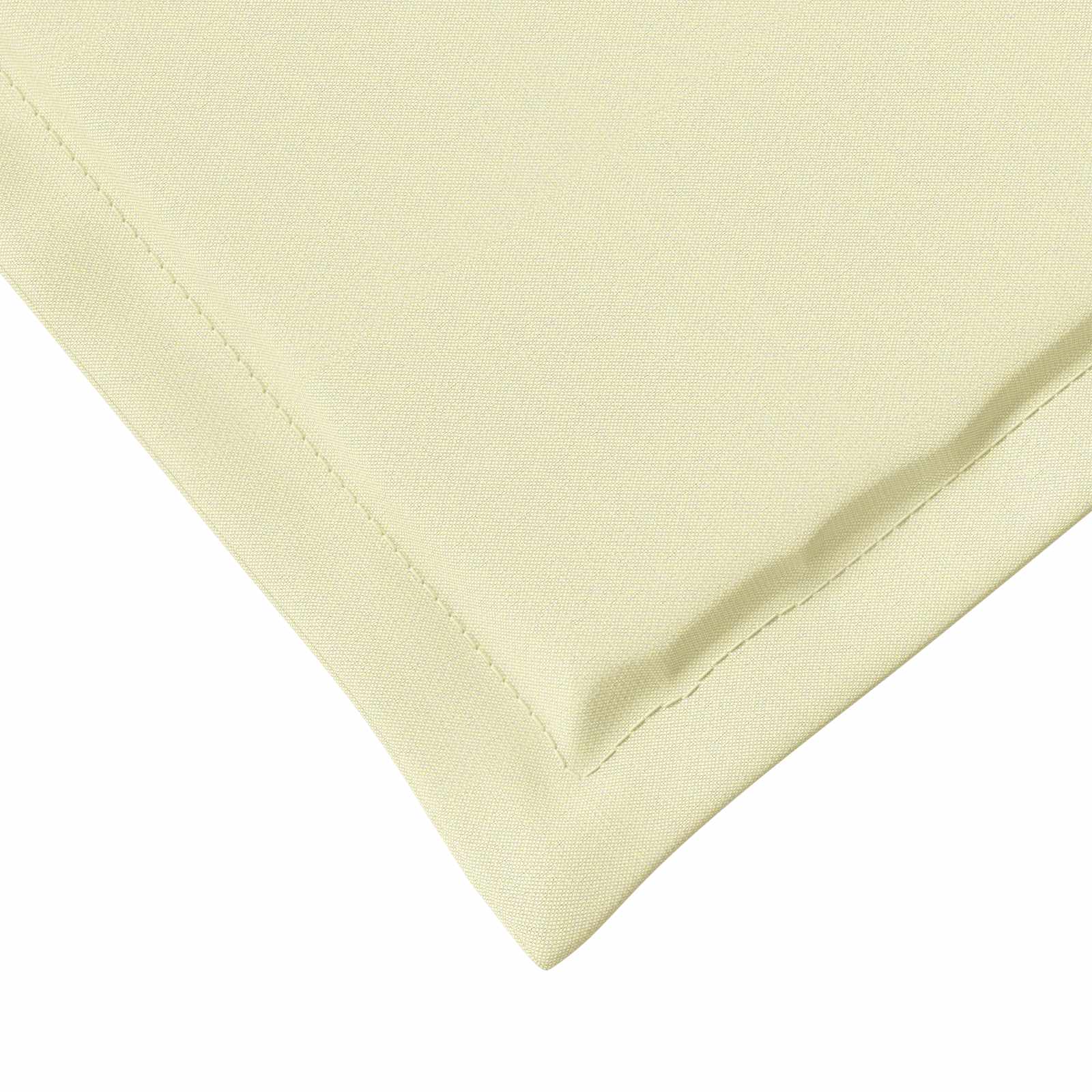 vidaXL Poduszki na siedziska 2 pcs Kremowy 47 x 36 x 2 cm Poliester