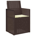 vidaXL Poduszki na siedziska 2 pcs Kremowy 47 x 36 x 2 cm Poliester