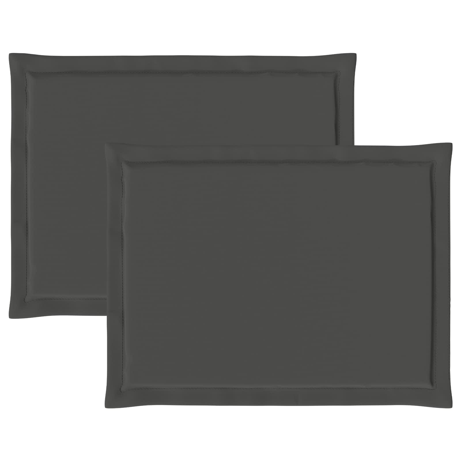 vidaXL Poduszki na siedziska 2 pcs antracytowy 47 x 36 x 2 cm