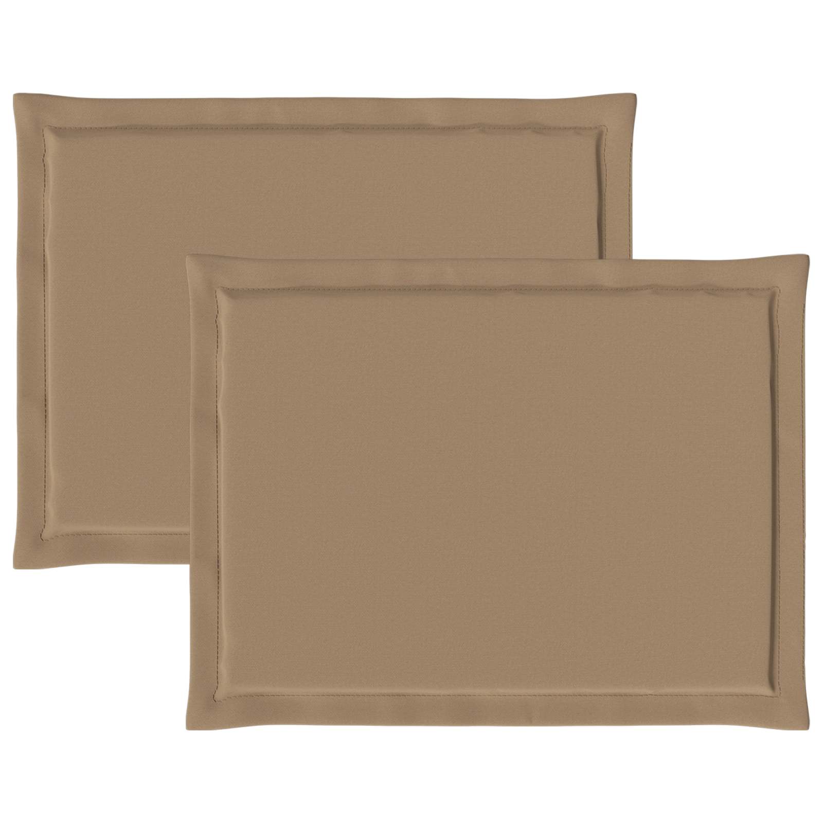 vidaXL Poduszki na siedziska 2 pcs Ciemnoszary 47 x 36 x 2 cm