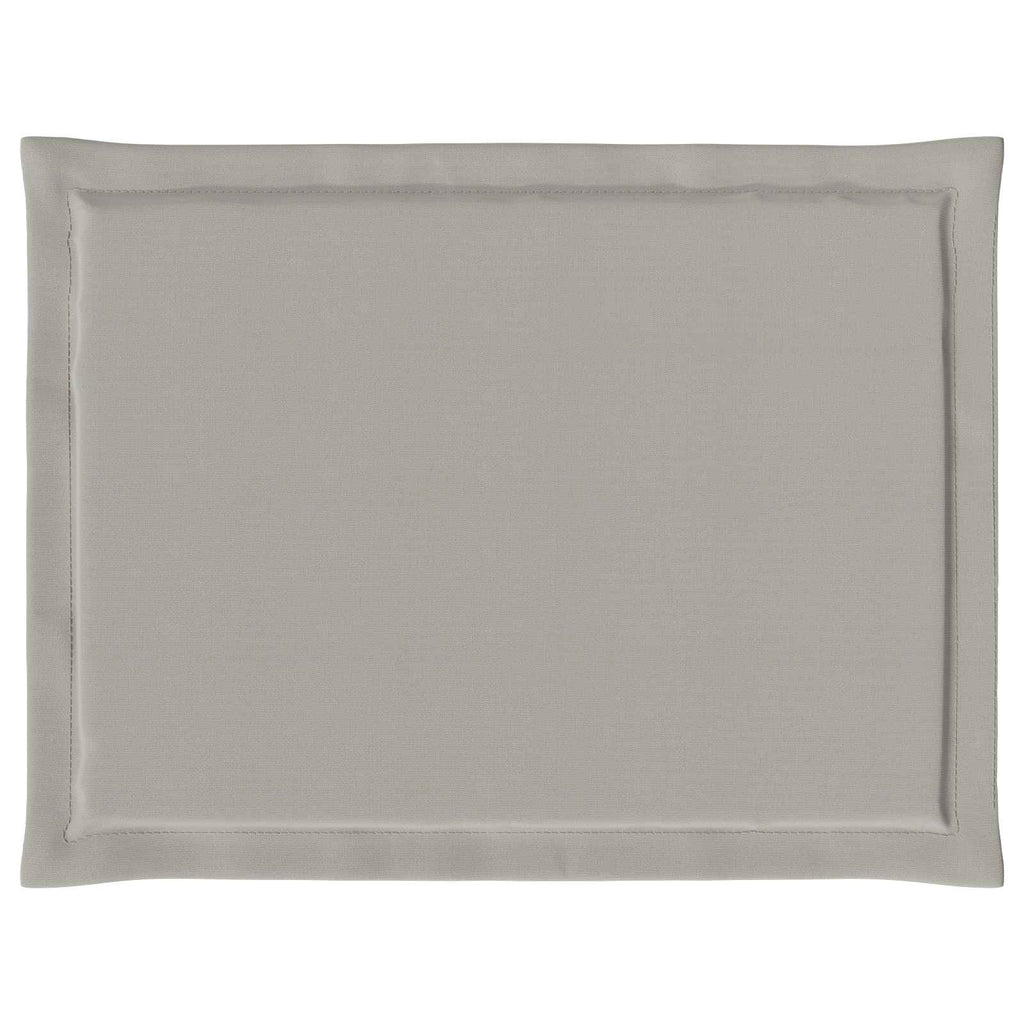 vidaXL Poduszki na siedziska 2 pcs jasnoszary 47 x 36 x 2 cm Poliester