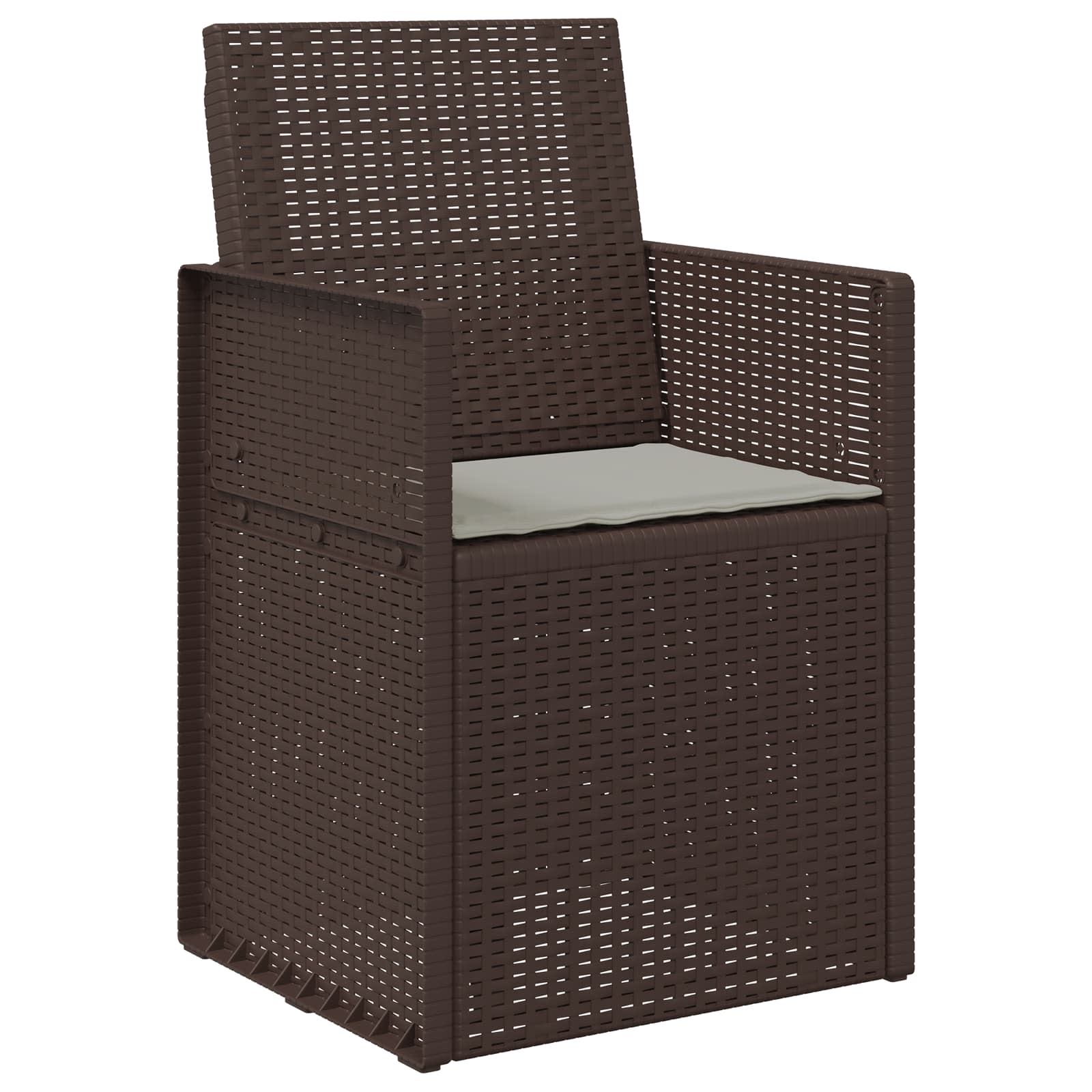 vidaXL Poduszki na siedziska 2 pcs jasnoszary 47 x 36 x 2 cm Poliester