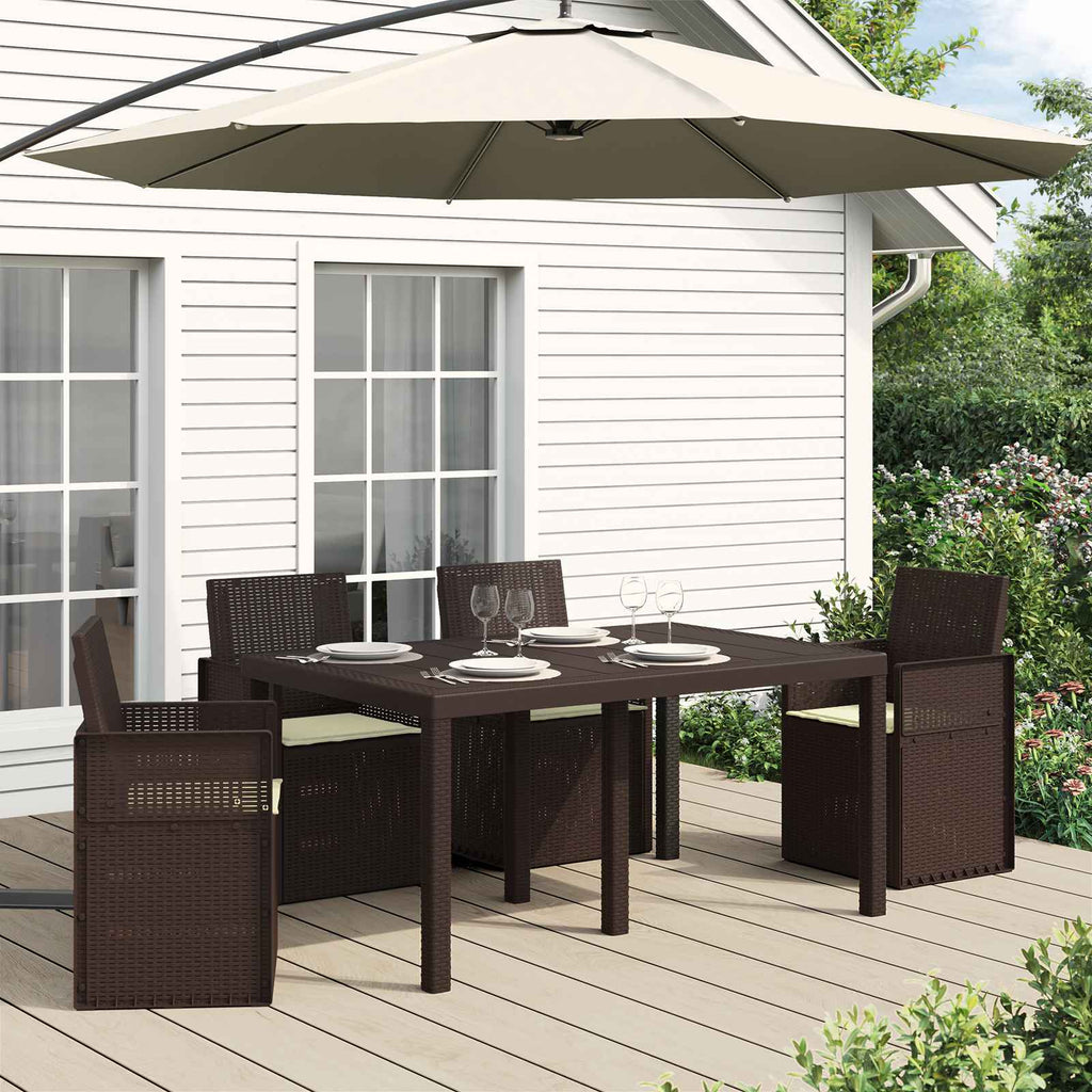 vidaXL Poduszki na siedziska 4 pcs kremowy 47 x 36 x 2 cm Poliester