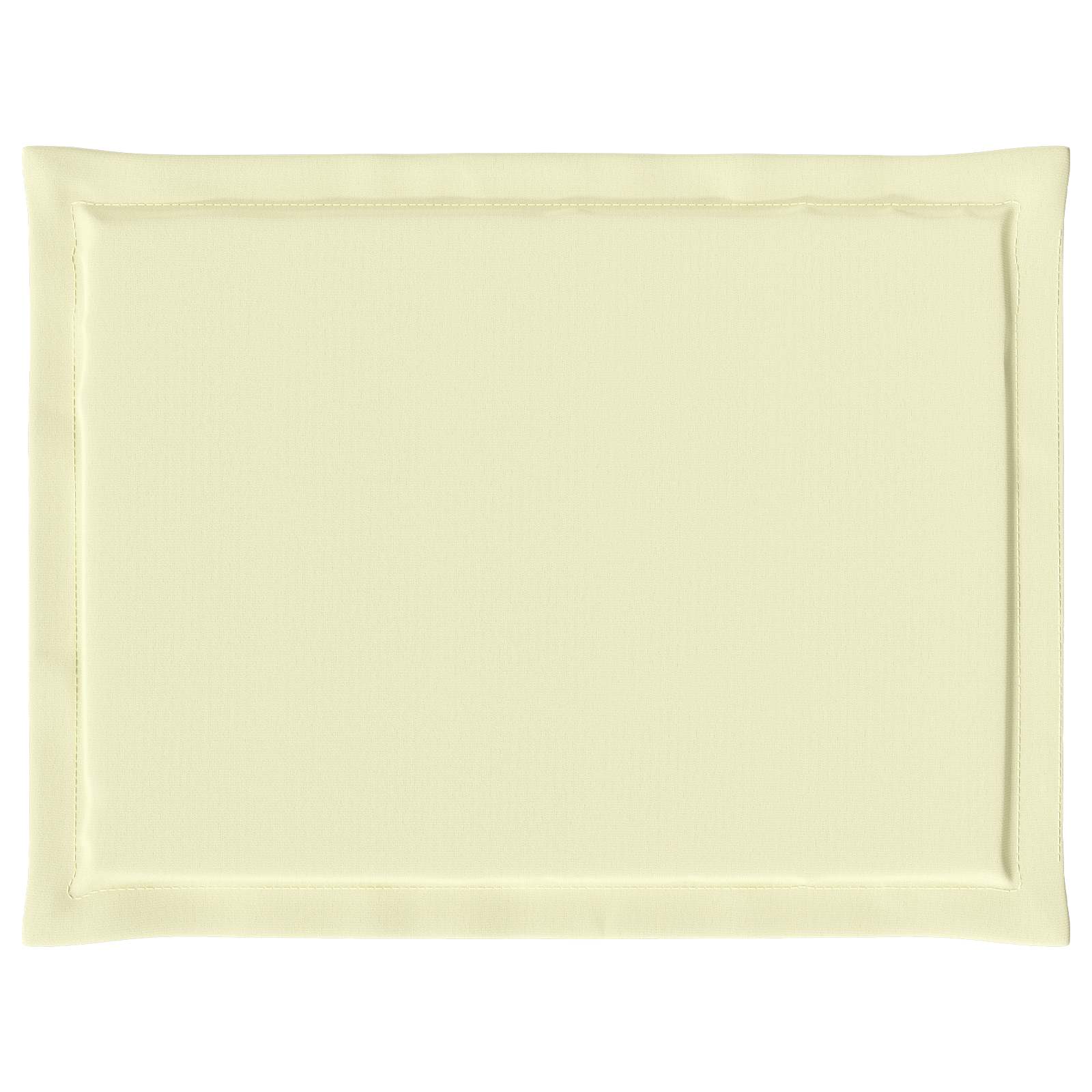 vidaXL Poduszki na siedziska 4 pcs kremowy 47 x 36 x 2 cm Poliester