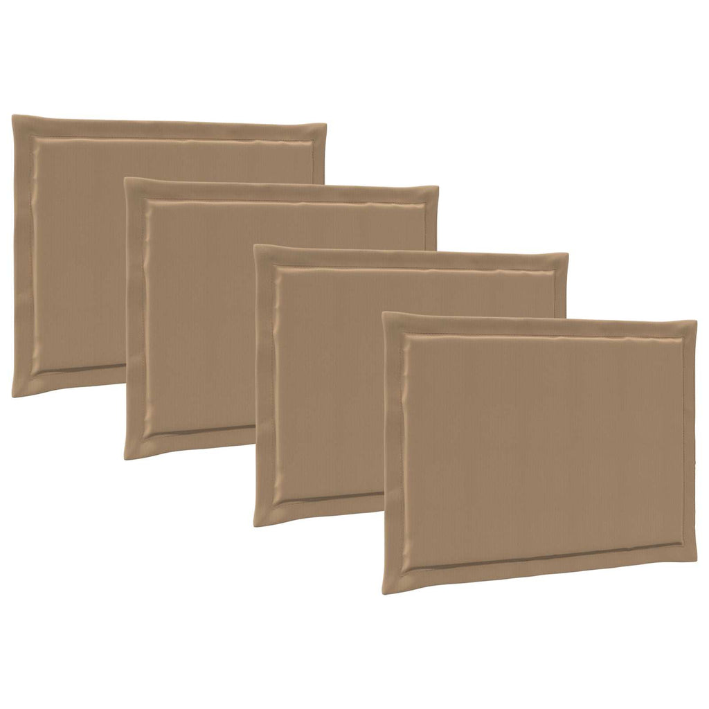 vidaXL Poduszki na siedziska 4 pcs Ciemnoszary 47 x 36 x 2 cm