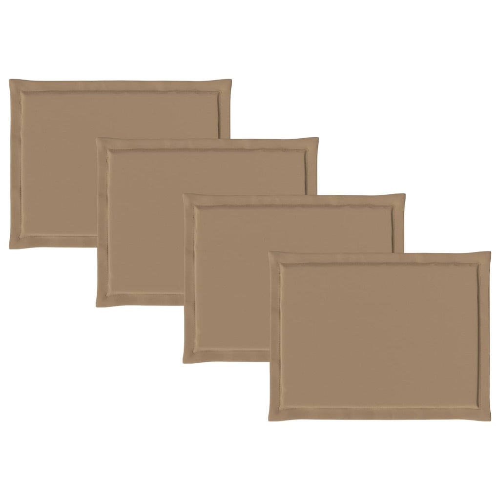 vidaXL Poduszki na siedziska 4 pcs Ciemnoszary 47 x 36 x 2 cm