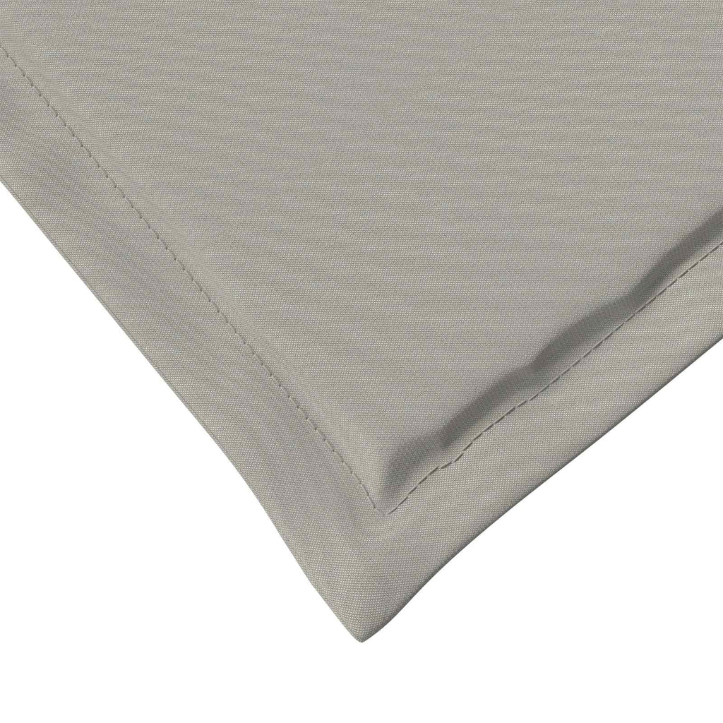 vidaXL Poduszki na siedziska 4 pcs jasnoszary 47 x 36 x 2 cm Poliester