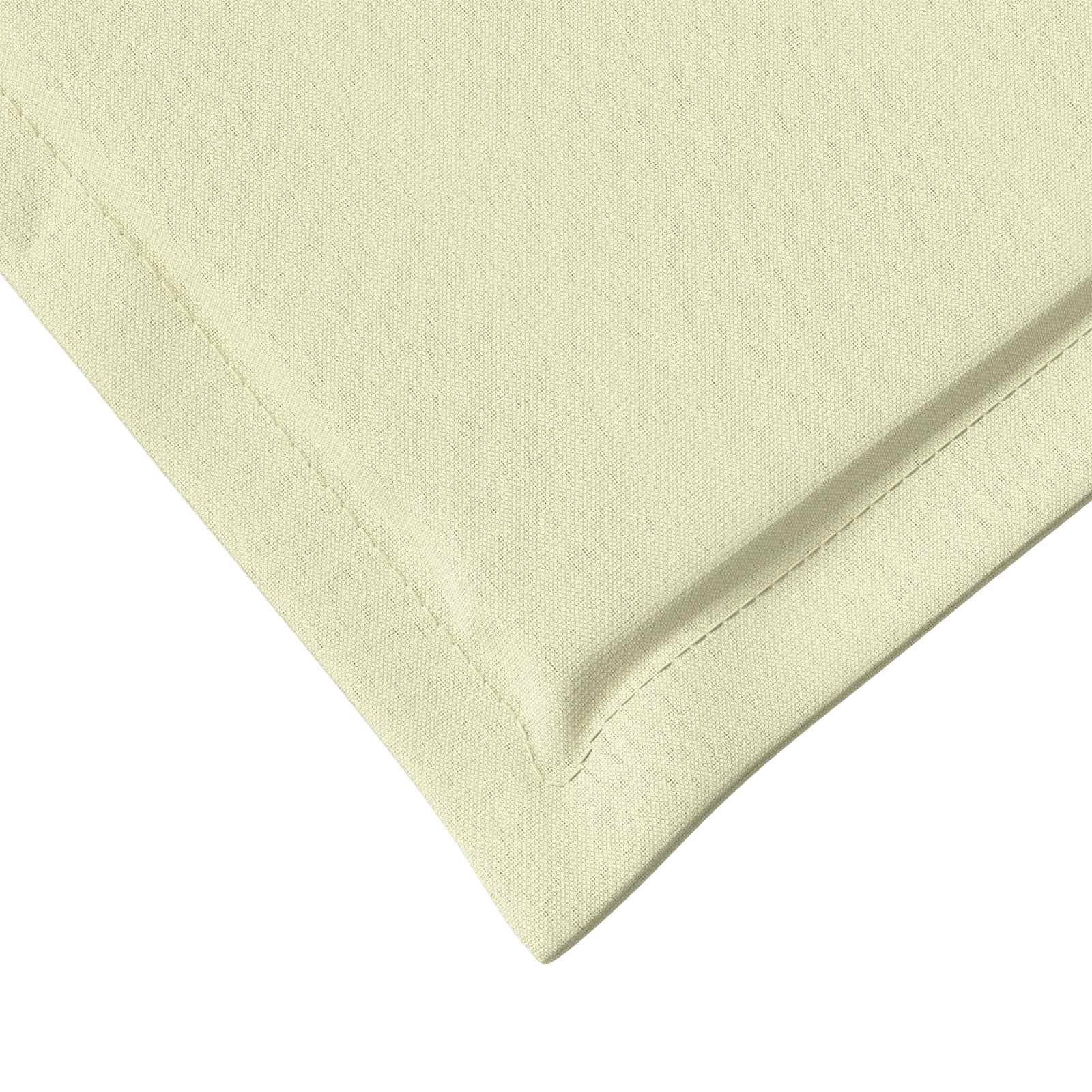 vidaXL Poduszki na Siedzisko i Oparcie 2 pcs kremowy 47 x 45 x 2 cm