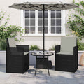 vidaXL Poduszki na Siedzisko i Oparcie 2 pcs jasnoszary 47 x 45 x 2 cm