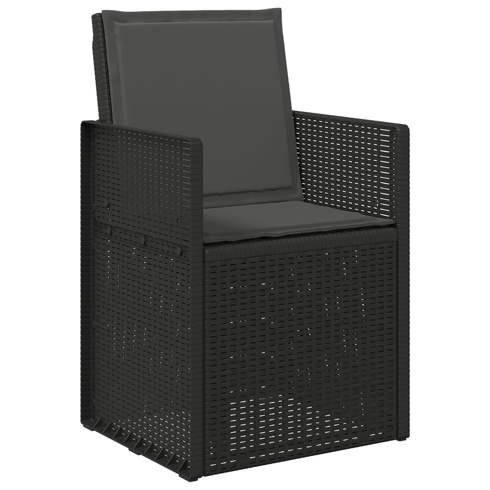 vidaXL Poduszki na Siedzisko i Oparcie 4 pcs antracytowy