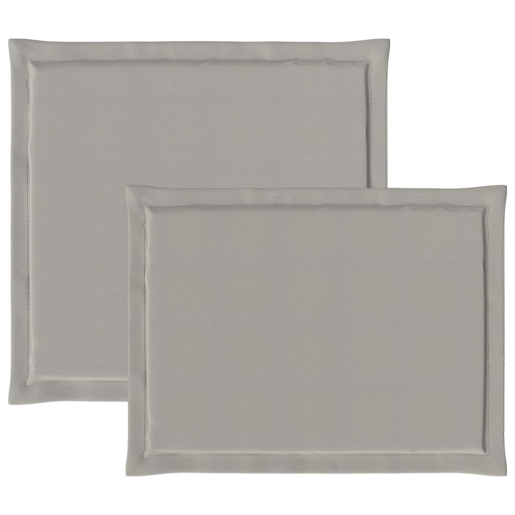 vidaXL Poduszki na Siedzisko i Oparcie 4 pcs jasnoszary 47 x 45 x 2 cm