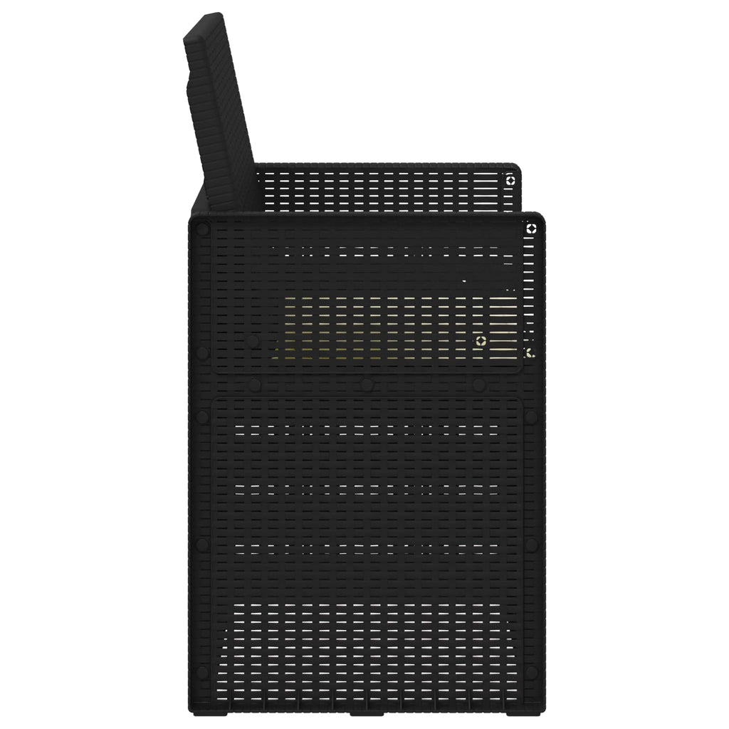 vidaXL Krzesła do ogrodu 2 pcs Antracyt i kremowy PP