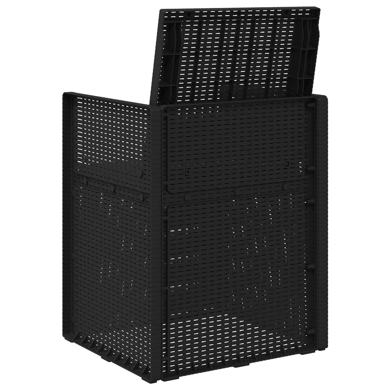 vidaXL Krzesła do ogrodu 2 pcs antracytowy PP