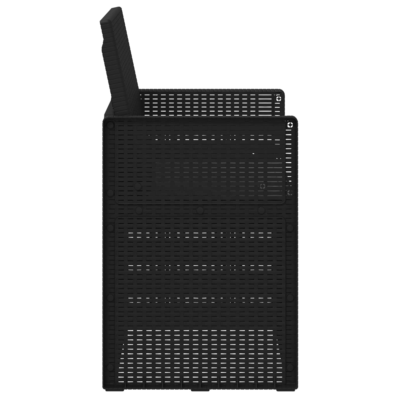 vidaXL Krzesła do ogrodu 2 pcs antracytowy PP