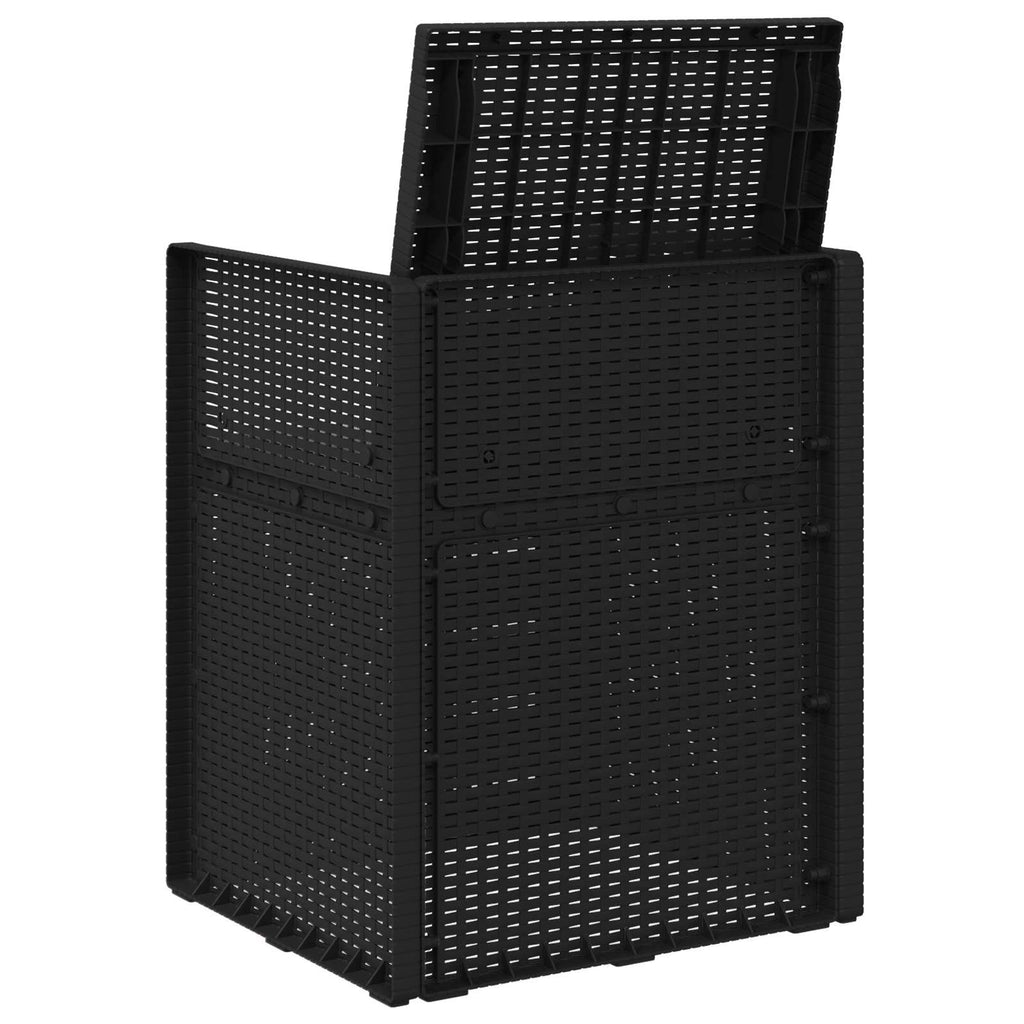 vidaXL Krzesła do ogrodu 2 pcs Antracytowy i Jasnoszary PP