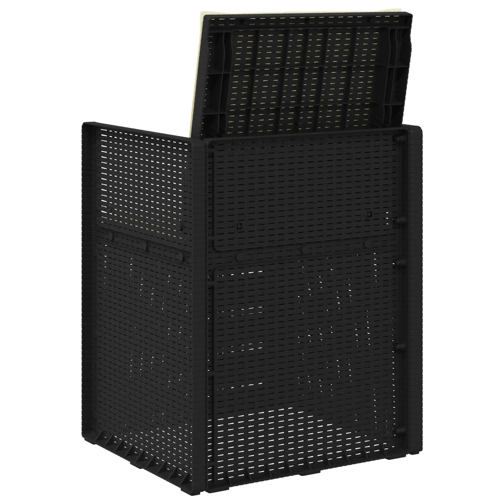 vidaXL Krzesła do ogrodu 2 pcs Antracyt i kremowy PP