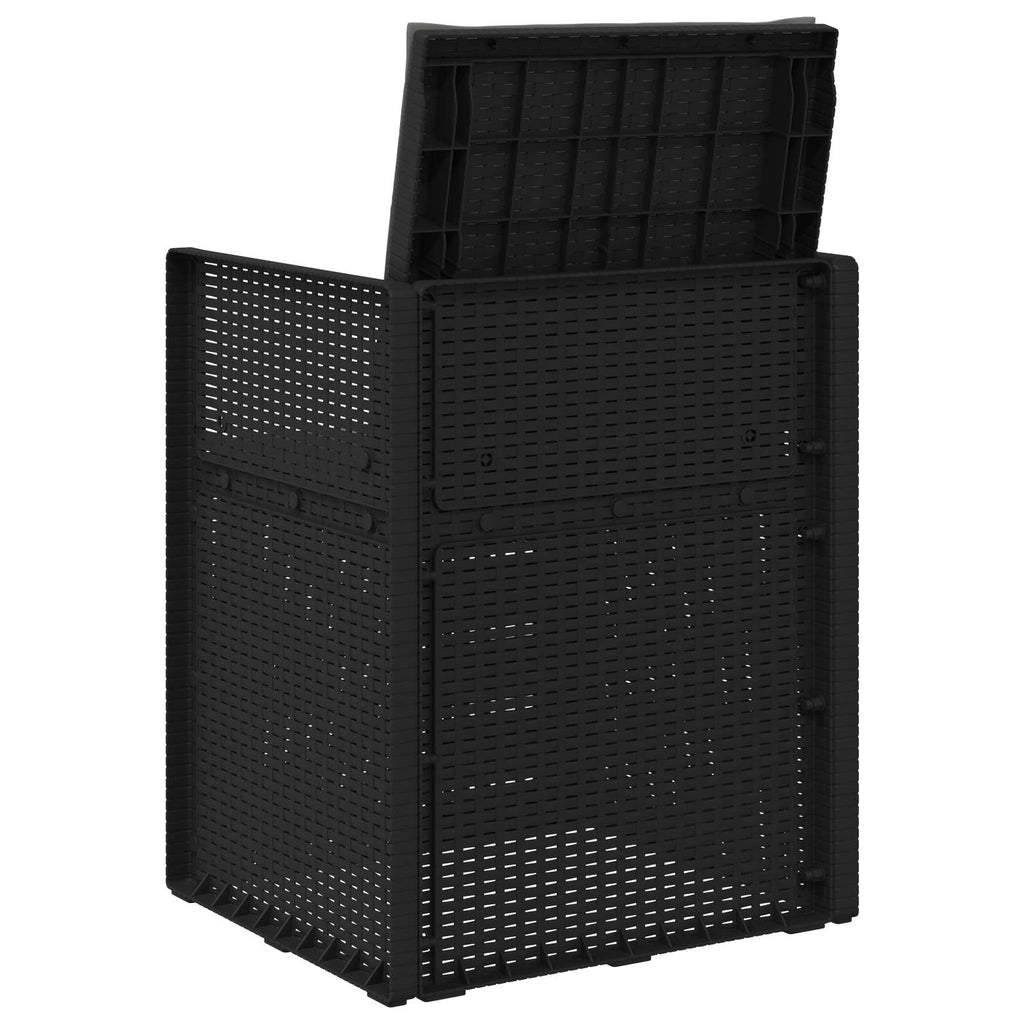 vidaXL Krzesła do ogrodu 2 pcs antracytowy PP