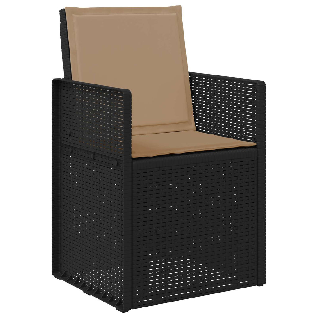 vidaXL Krzesła do ogrodu 2 pcs Antracyt i taupe PP