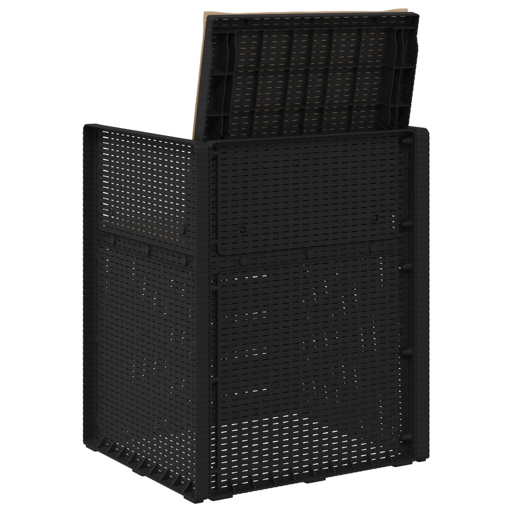 vidaXL Krzesła do ogrodu 2 pcs Antracyt i taupe PP