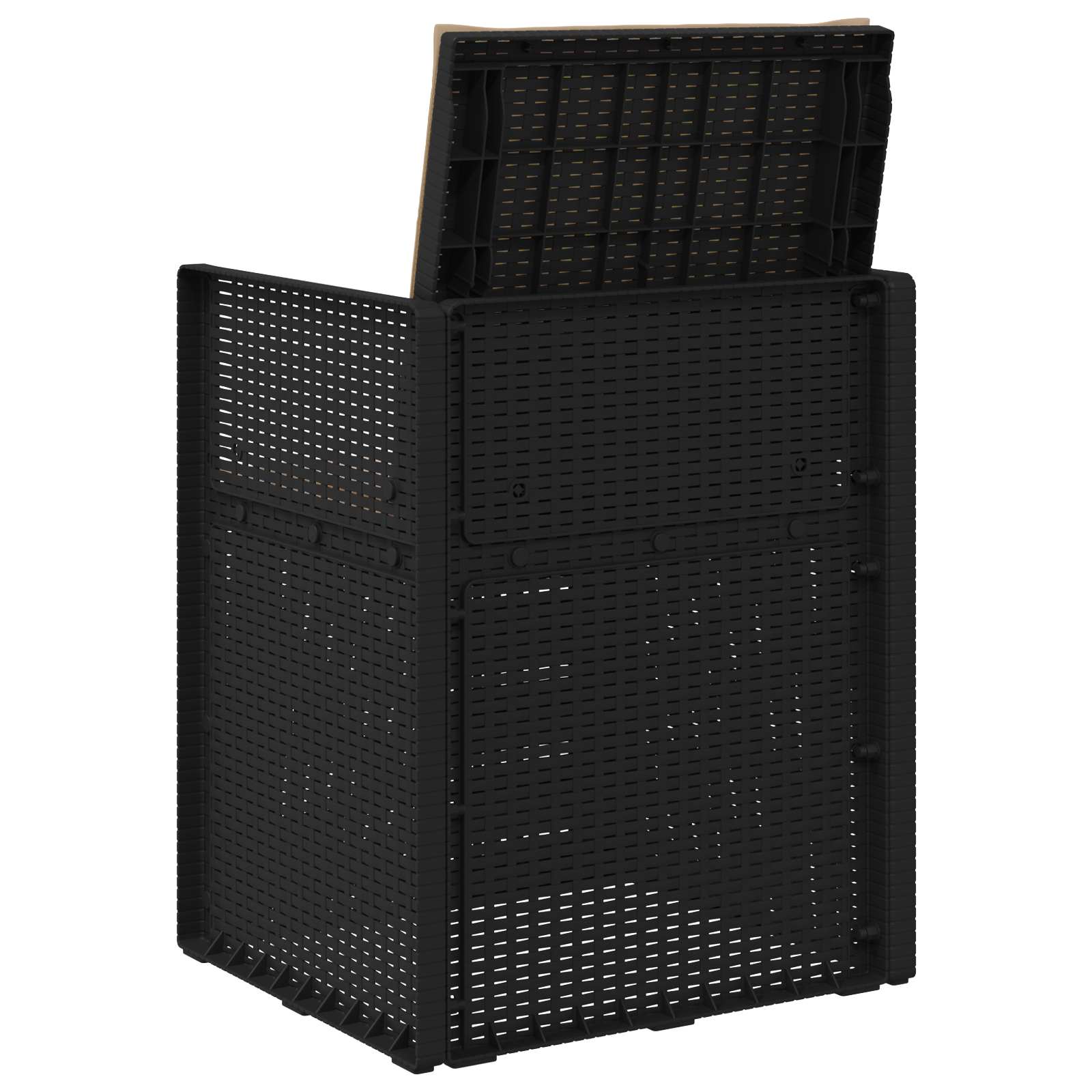 vidaXL Krzesła do ogrodu 2 pcs Antracyt i taupe PP