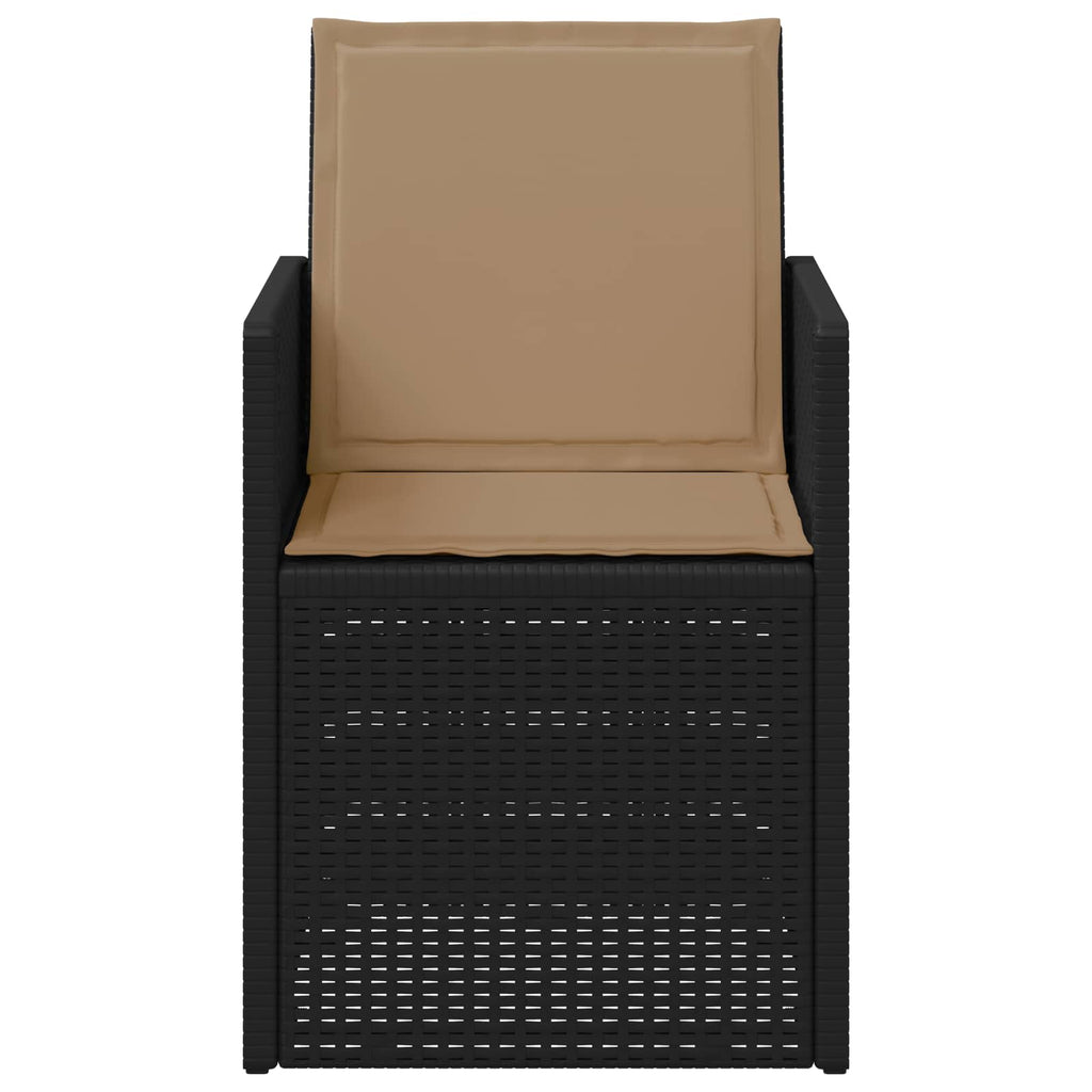 vidaXL Krzesła do ogrodu 2 pcs Antracyt i taupe PP