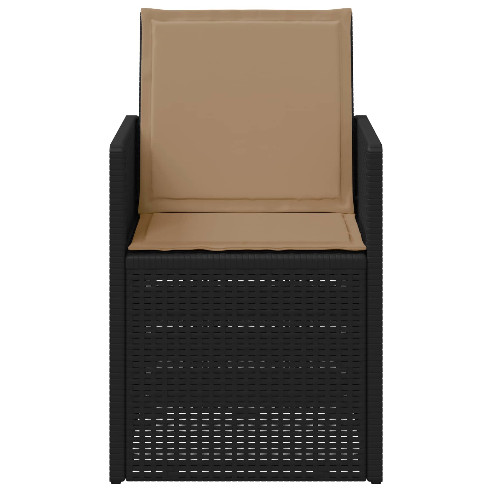 vidaXL Krzesła do ogrodu 2 pcs Antracyt i taupe PP