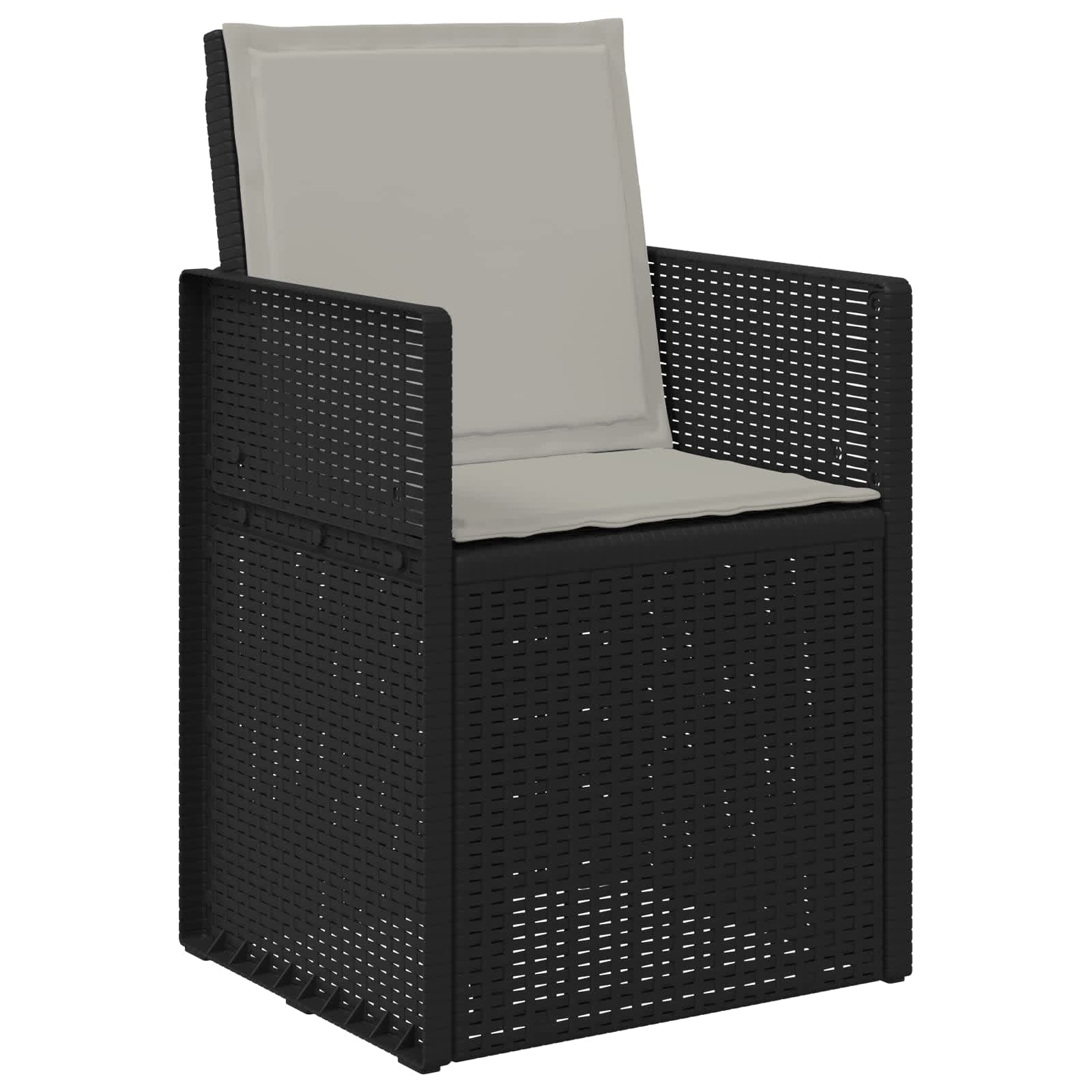 vidaXL Krzesła do ogrodu 2 pcs Antracytowy i Jasnoszary PP