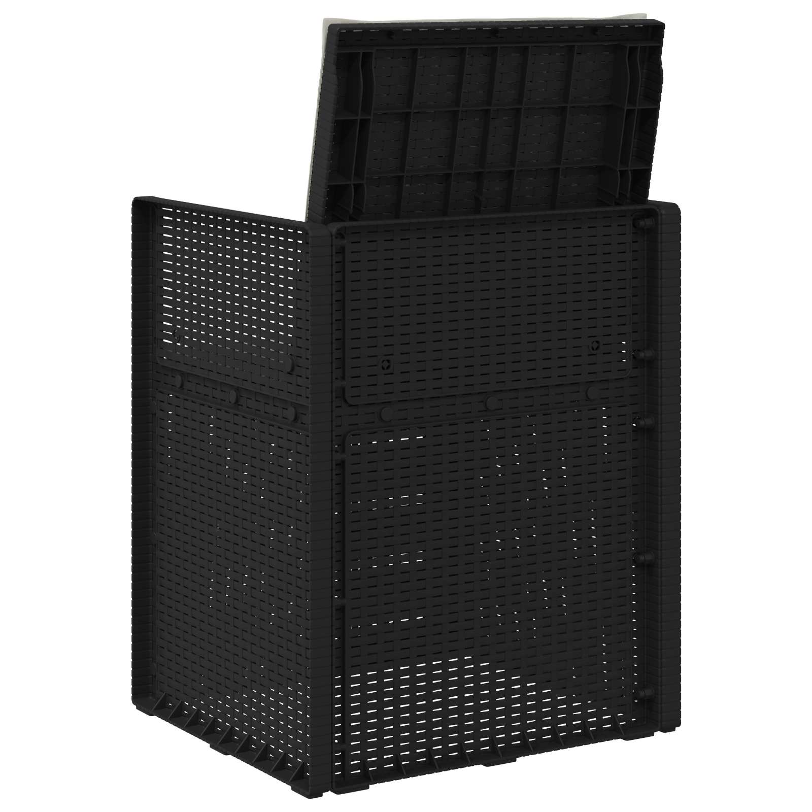vidaXL Krzesła do ogrodu 2 pcs Antracytowy i Jasnoszary PP