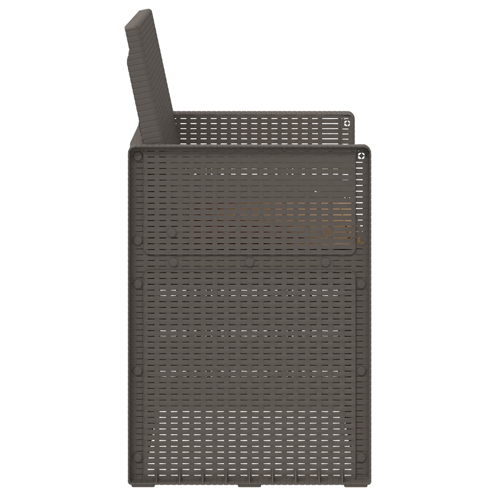 vidaXL Krzesła do ogrodu 2 pcs Jasnoszary i Taupe PP
