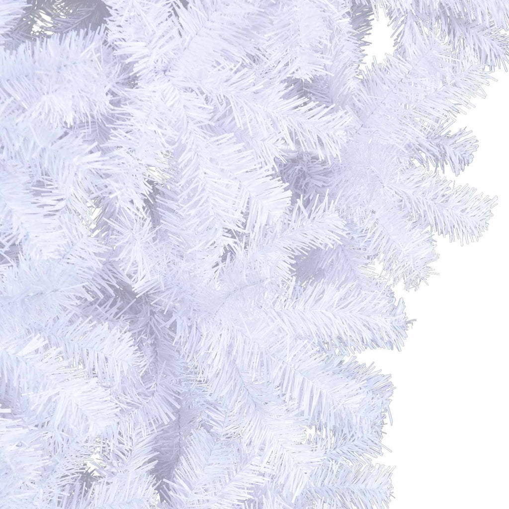 vidaXL Sztuczna choinka z 150 diodami LED Biały 120 cm PVC i Stal