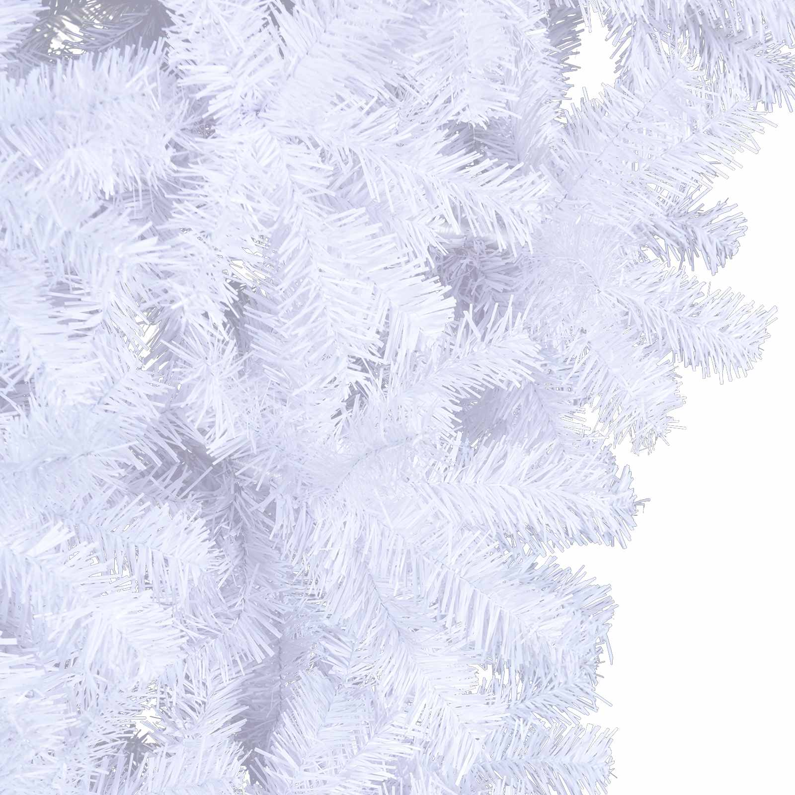 vidaXL Sztuczna choinka z 150 diodami LED Biały 120 cm PVC i Stal