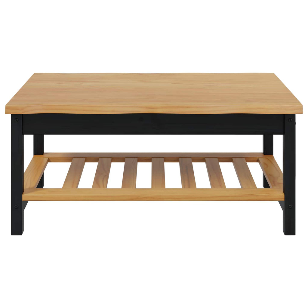 VidaXL Stolik kawowy EKAI Czarny 100 x 60 x 45,5 cm