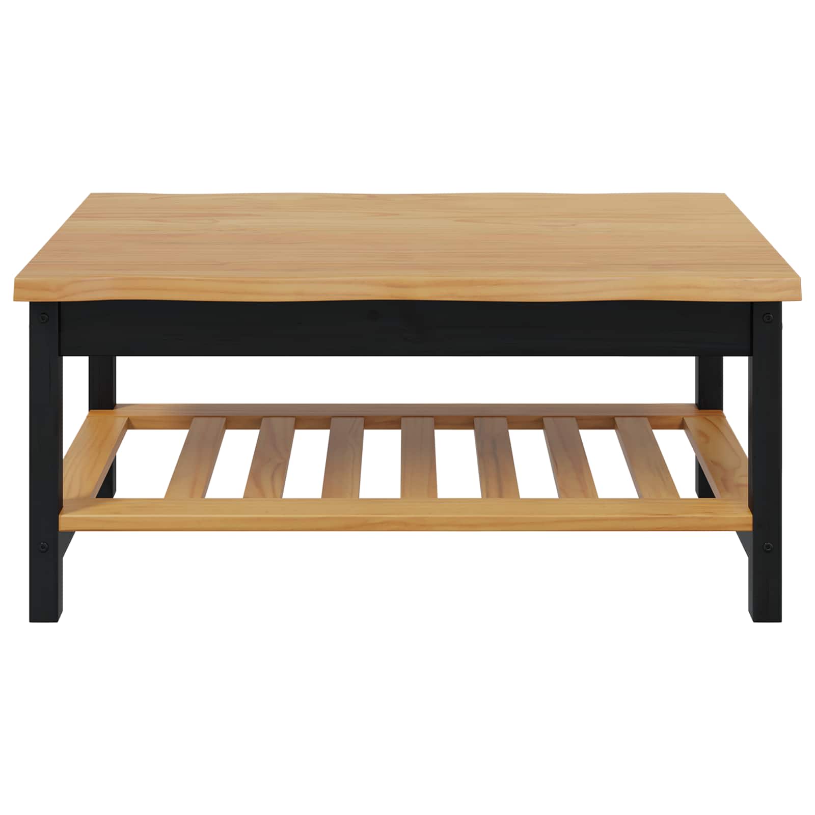 VidaXL Stolik kawowy EKAI Czarny 100 x 60 x 45,5 cm