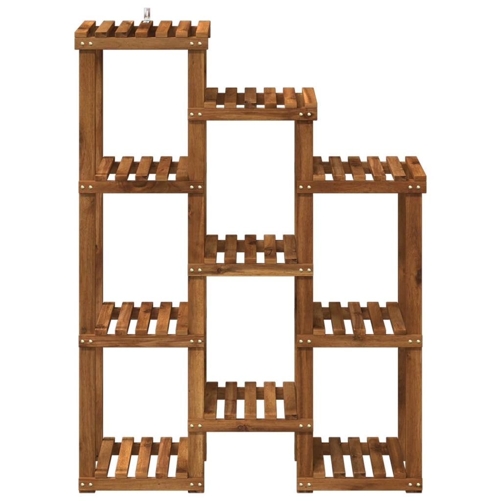 vidaXL Stojak na rośliny naturalny 85 x 30 x 114,5 cm