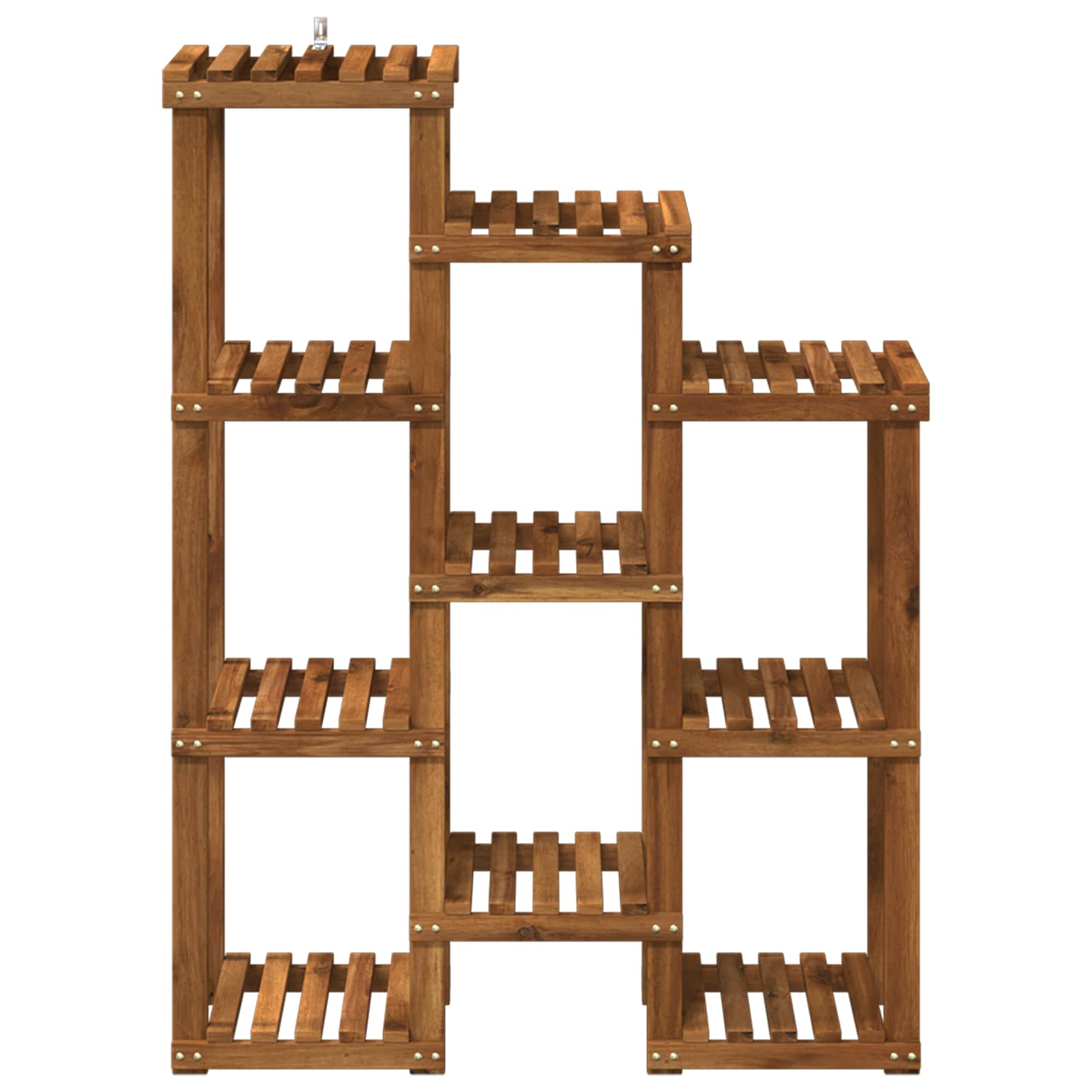 vidaXL Stojak na rośliny naturalny 85 x 30 x 114,5 cm