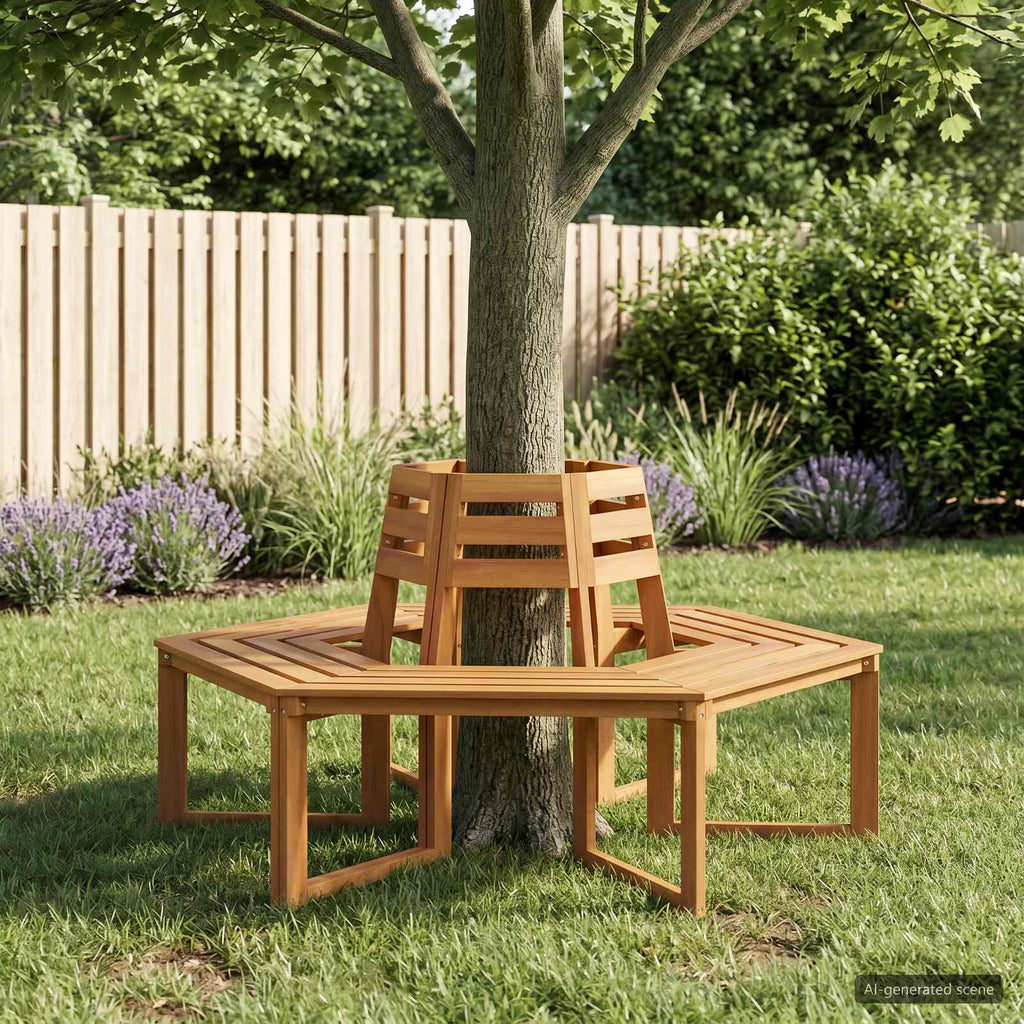 vidaXL Ławka Drzewna 2 szt. 160 x 140 x 86 cm Lite Drewno Akacji